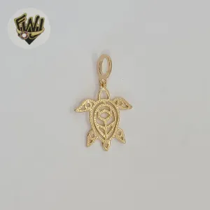 (1-2120-1) Gold Laminate - Turtle Pendant - BGF