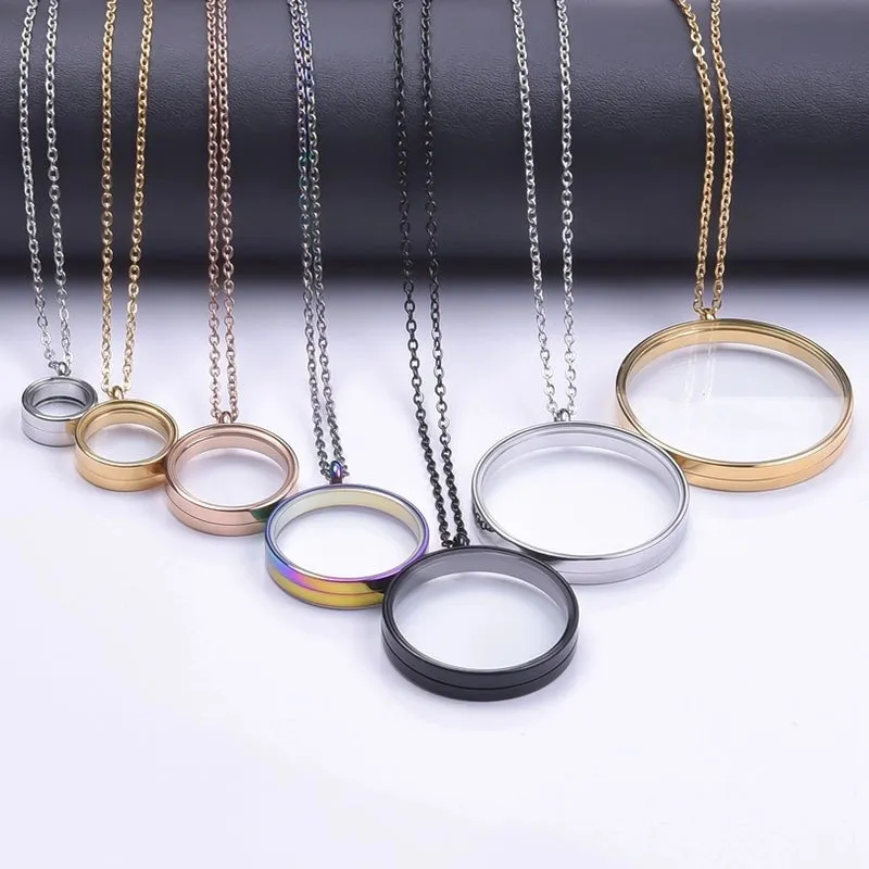 1 Piece Chain Length 60cm 304 Stainless Steel Geometric Polished Pendant Chain