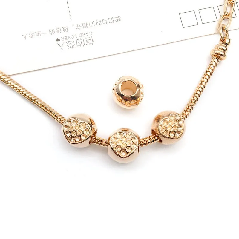 1 Piece Simple Style Tortoise Flower Grape Alloy Plating Beads Jewelry Accessories