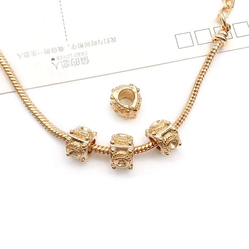 1 Piece Simple Style Tortoise Flower Grape Alloy Plating Beads Jewelry Accessories