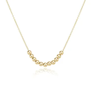 16" Gold Classic Beaded Bliss 2.5mm Necklace