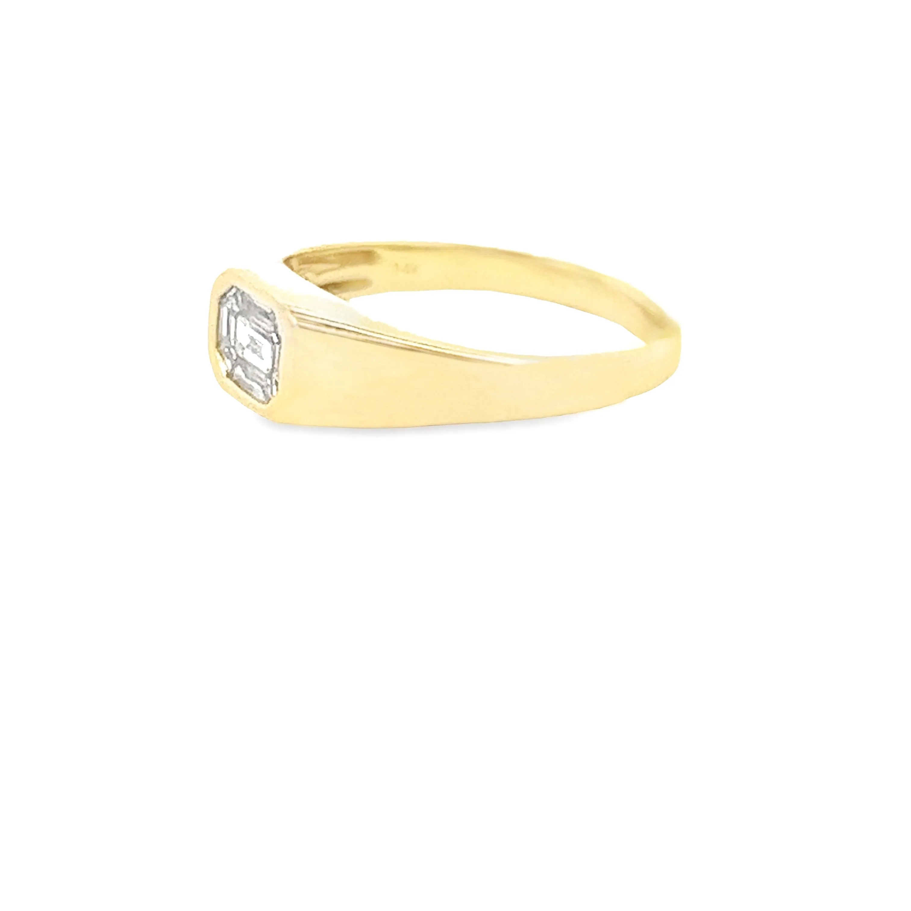 .42ct 14k Yellow Gold Diamond Ring