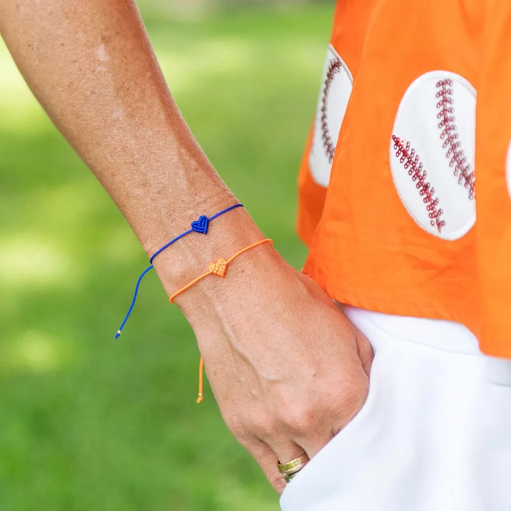 Adjustable Heart Cord Bracelets