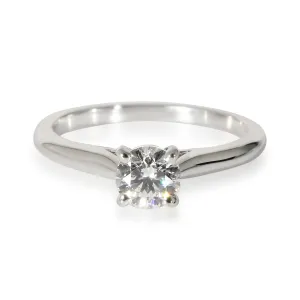 Cartier Solitaire 1895 Diamond Engagement Ring in Platinum E VS1 0.45 CTW