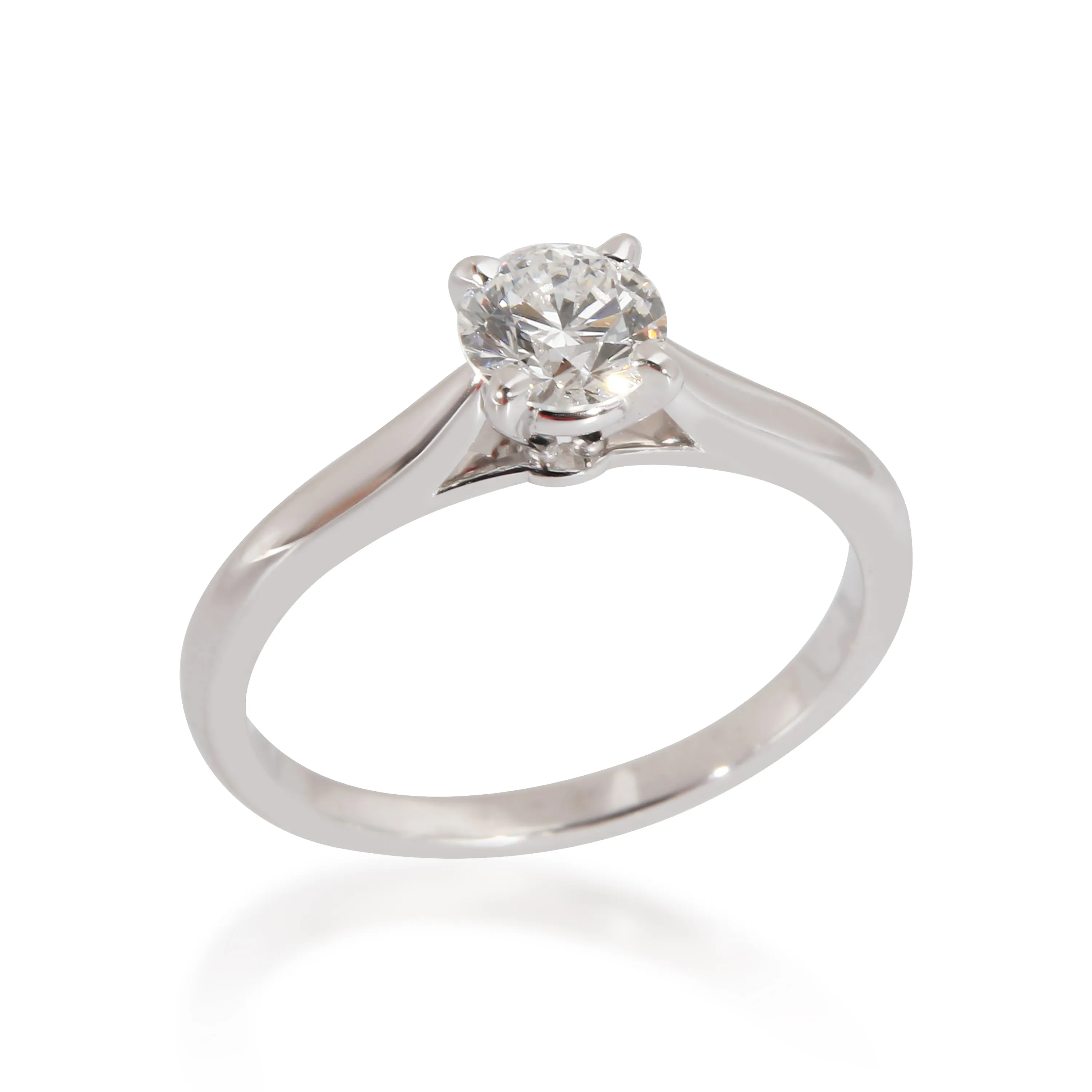 Cartier Solitaire 1895 Diamond Engagement Ring in Platinum E VS1 0.45 CTW