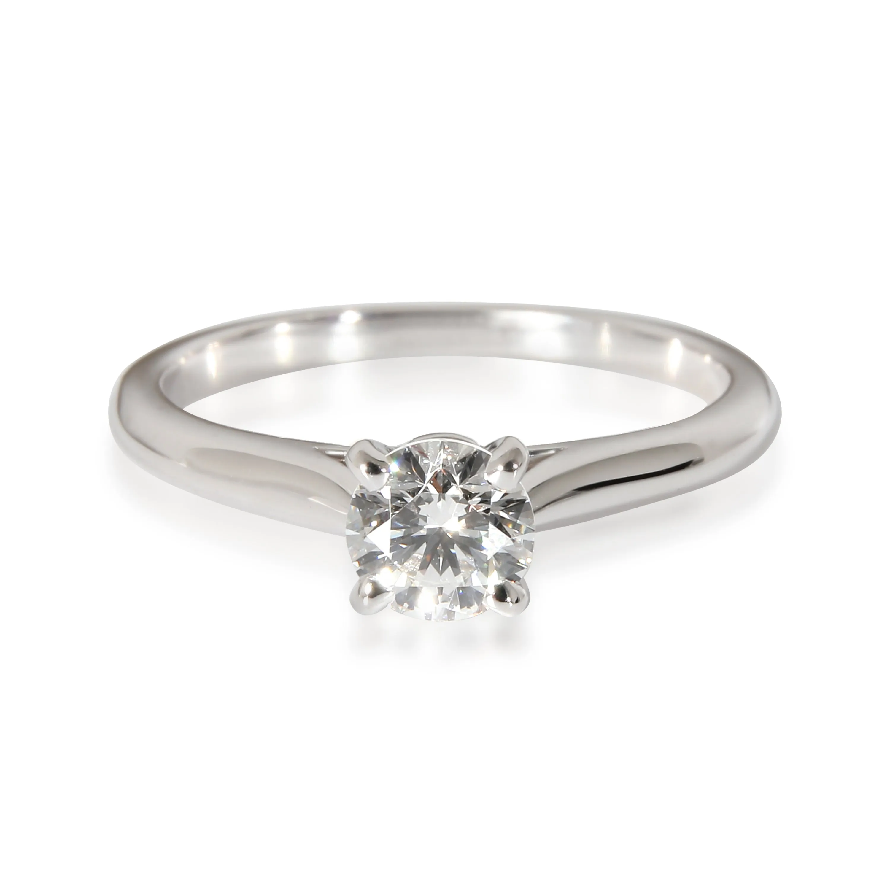 Cartier Solitaire 1895 Diamond Engagement Ring in Platinum E VS1 0.45 CTW