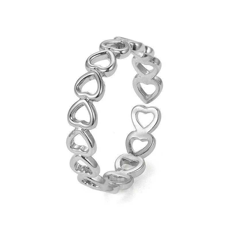 Chain Thin Ring Sets