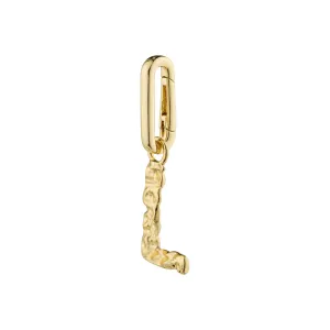 CHARM recycled pendant L, gold-plated