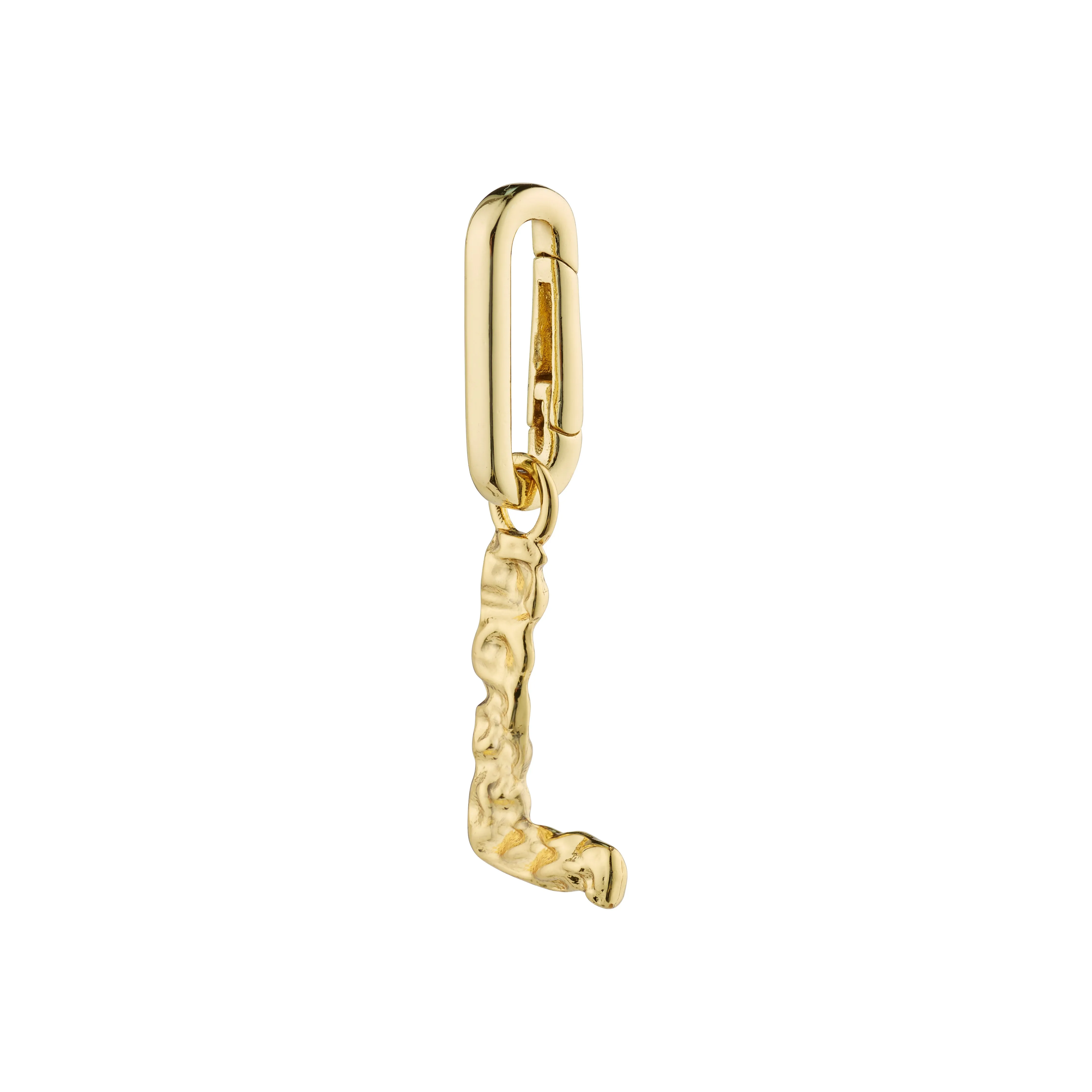 CHARM recycled pendant L, gold-plated