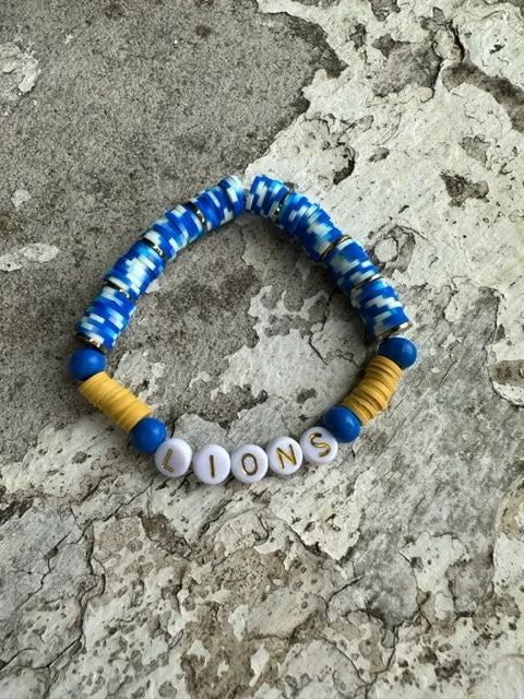 Chestnut Ridge Lions School Spirit Team Bracelets