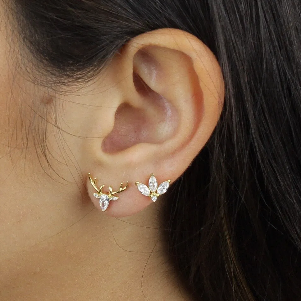 DEER STUD EARRING