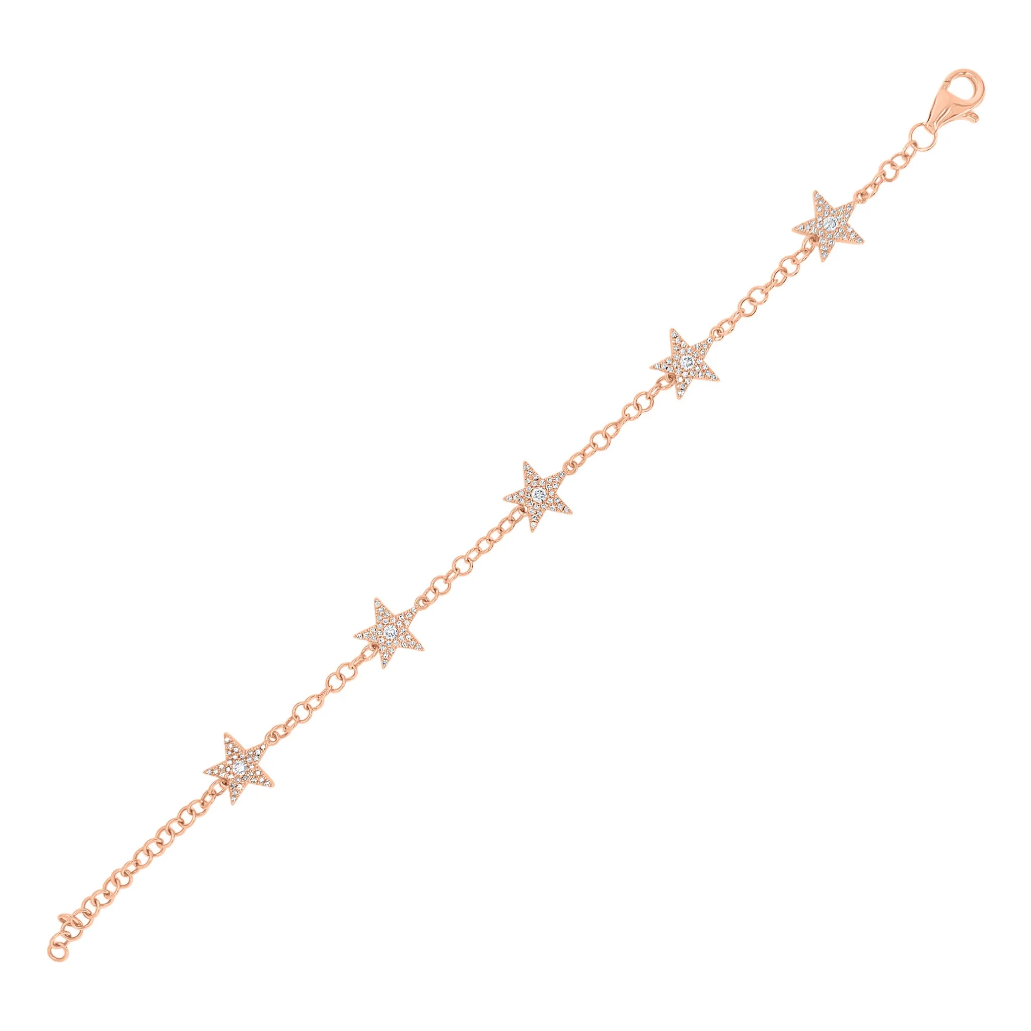 Diamond Five-Star Bracelet