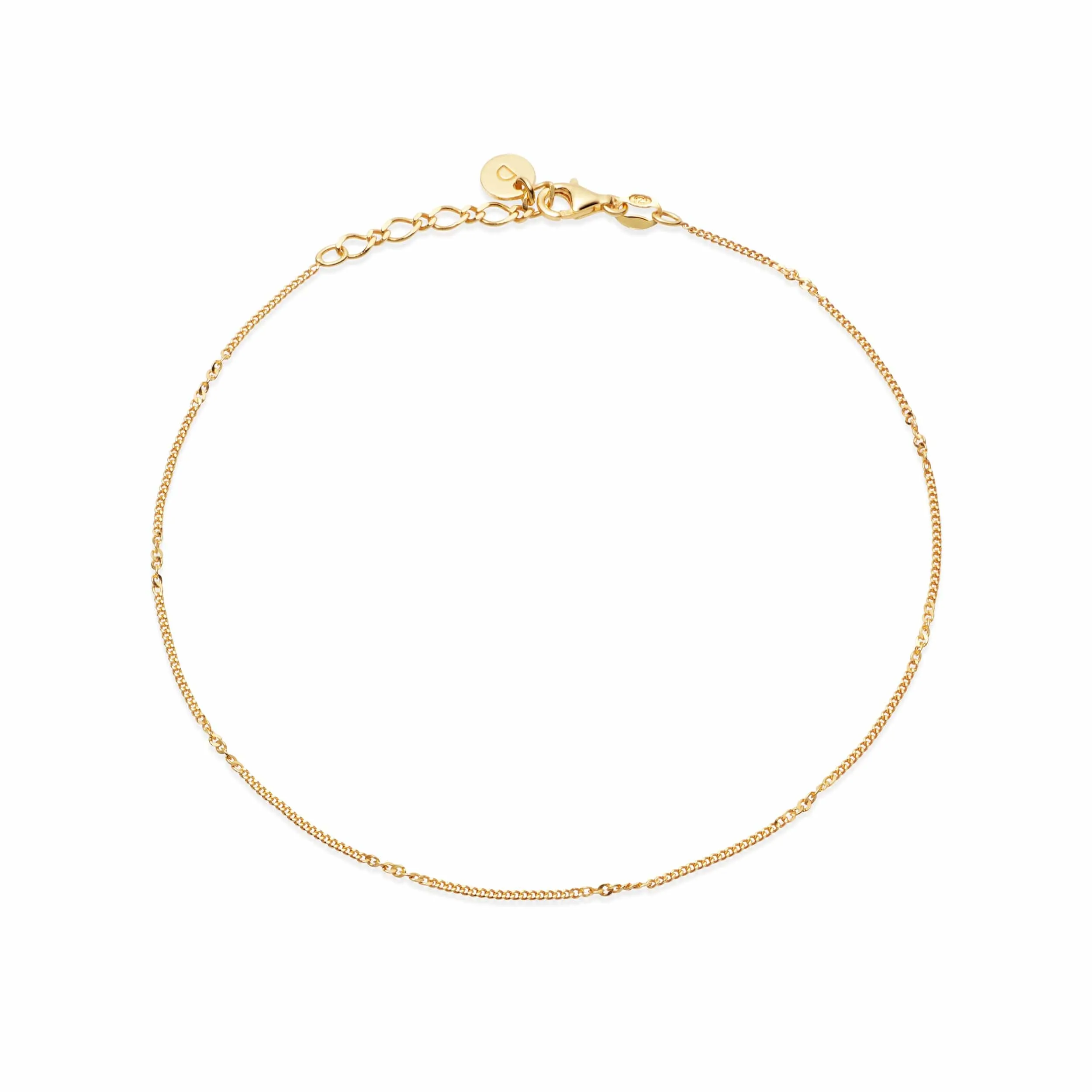 Estée Lalonde Forever Chain Anklet 18ct Gold Plate