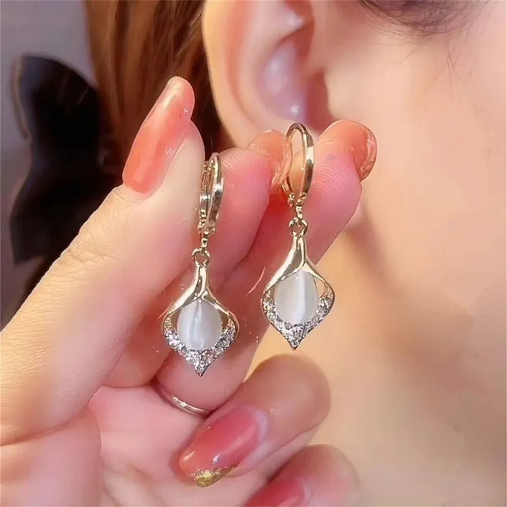 Fashion Square Earrings Eye-catching Geometric Trendy Luxury Earrings For Women Couple Gift Wedding Party Jewelry Accessories