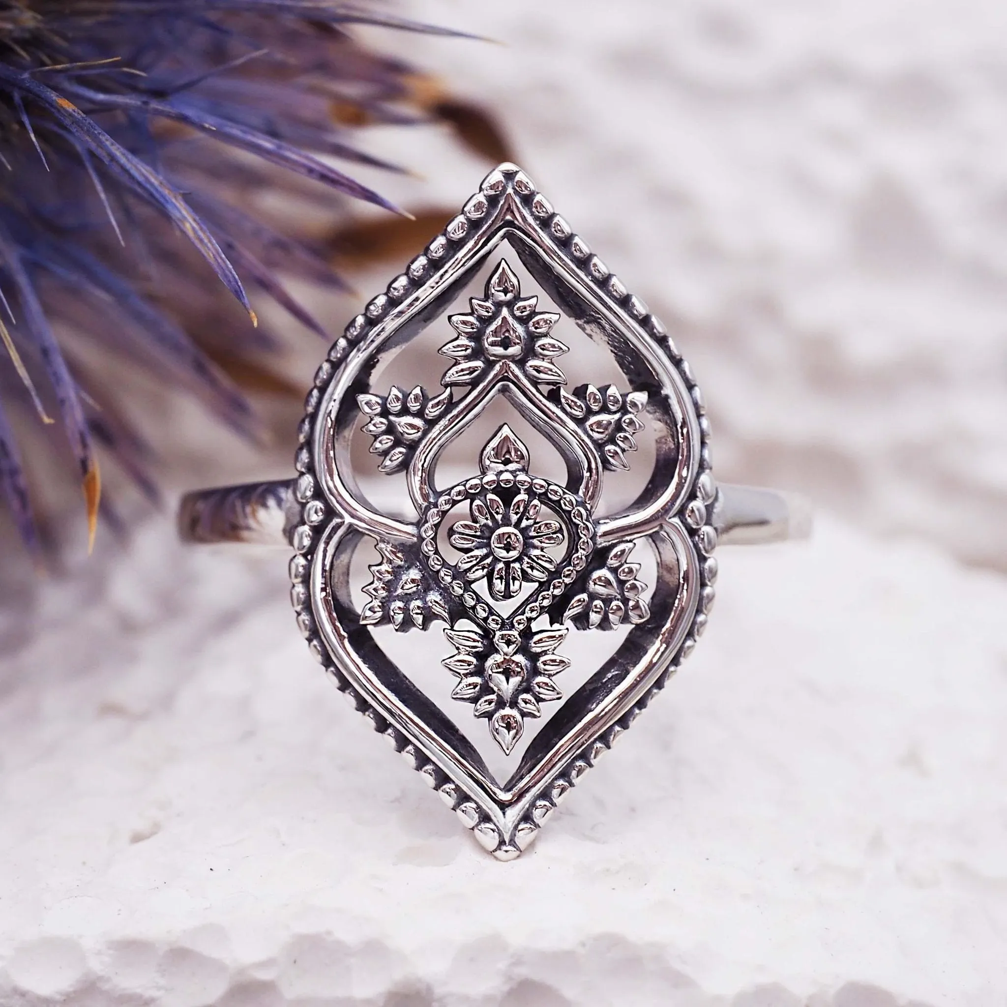 Flower Mandala Ring