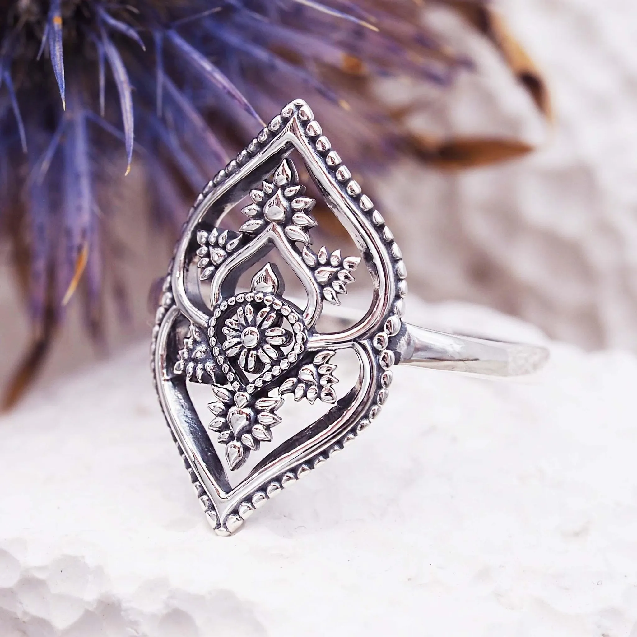 Flower Mandala Ring