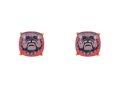 Gameday Bulldog Stud Earrings