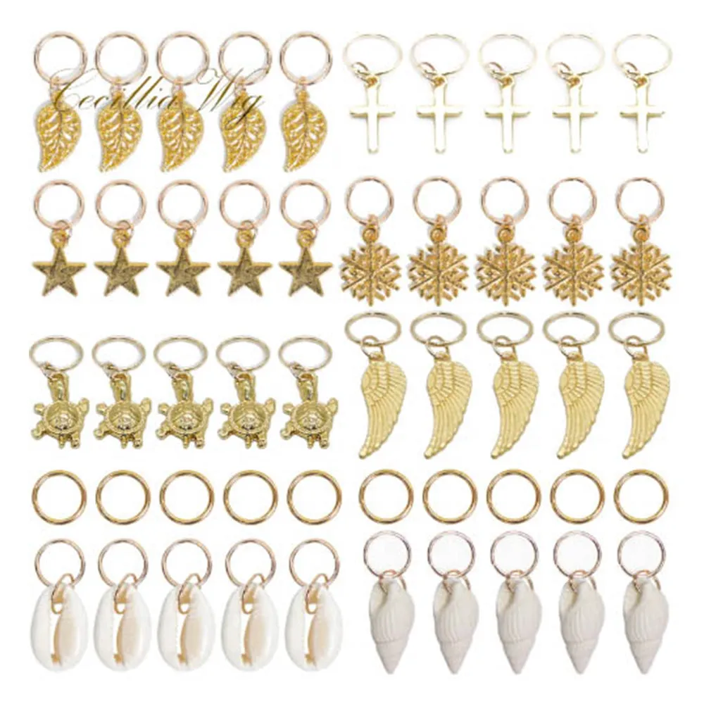 Gold Hair Rings Collection