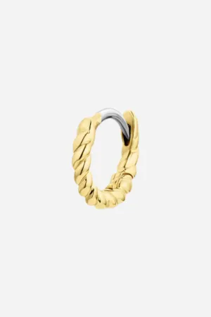 Gorjana Crew Charm Huggie Gold