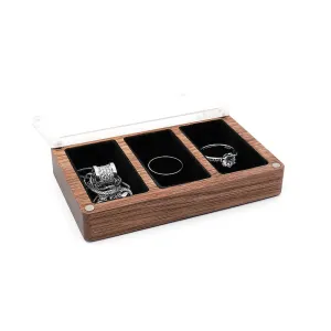 Handmade Wooden Jewellery Ring Box - Perfect for Wedding Rings