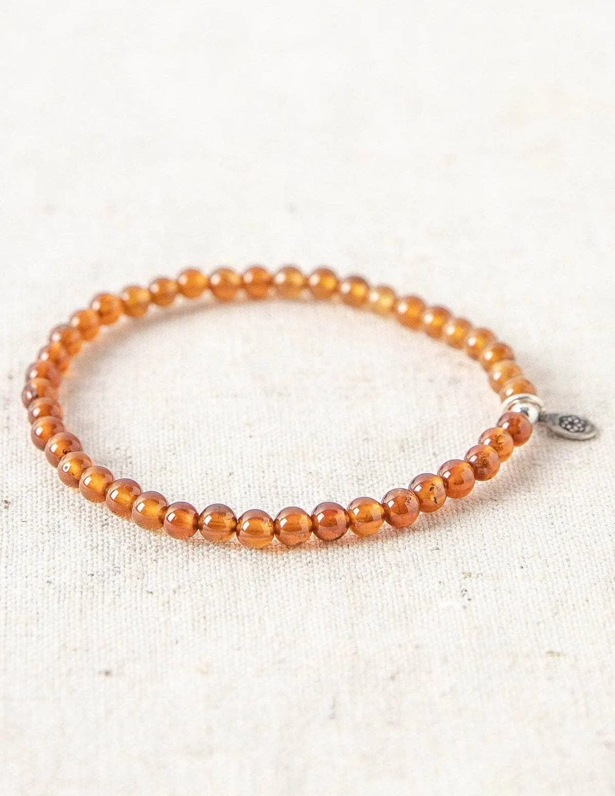 Hessonite Mini Gemstone Bracelet