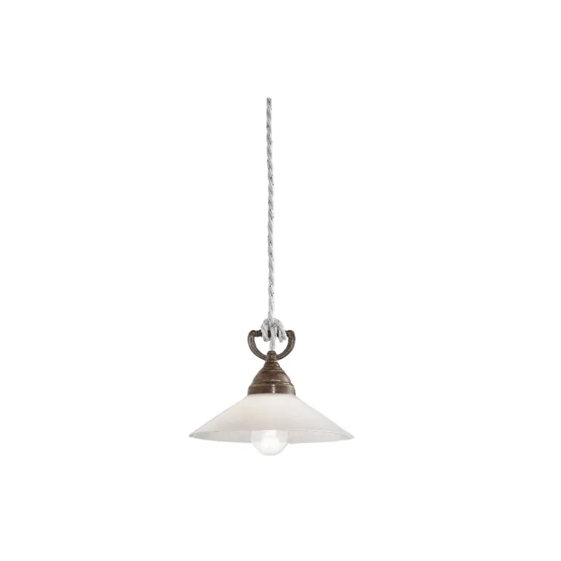 Italian Opal Glass Pendant Light | Assorted Sizes