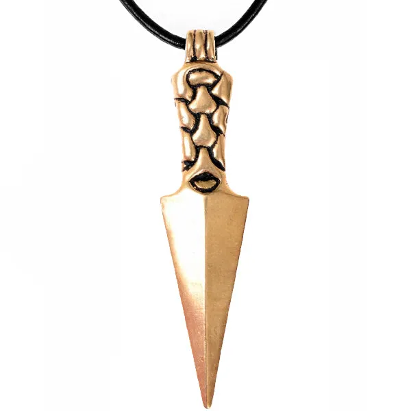 Large Gungnir Necklace - Bronze or Silver