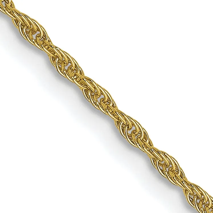 Leslie 10k Yellow Gold 1.2 mm  Loose Rope Chain