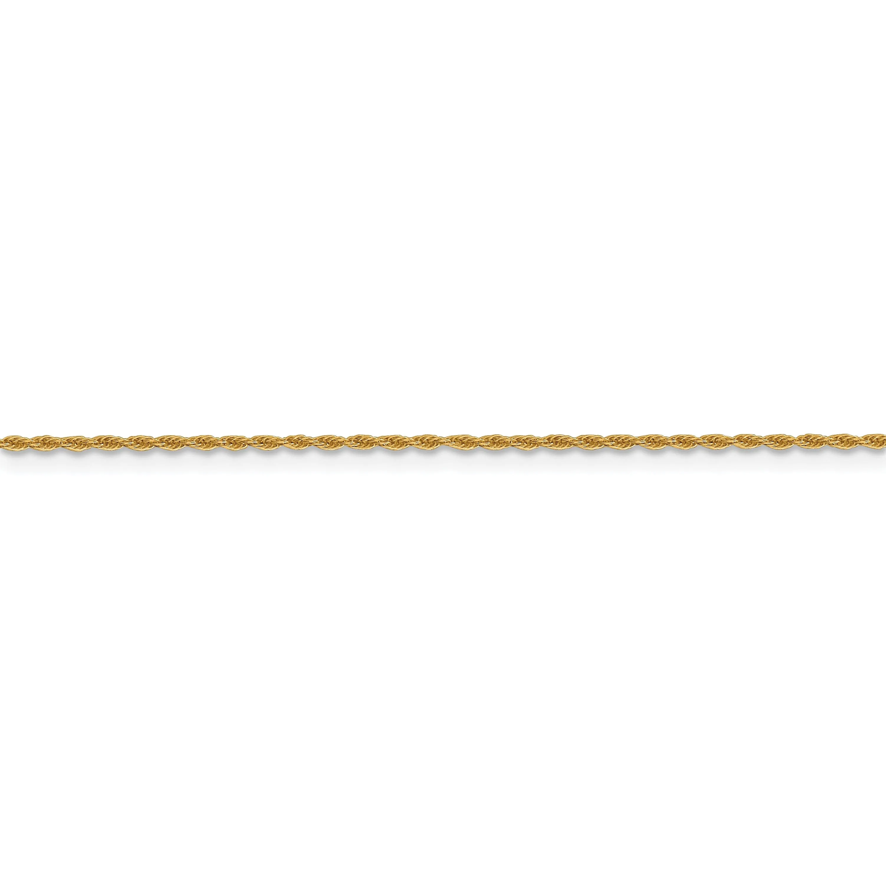 Leslie 10k Yellow Gold 1.2 mm  Loose Rope Chain