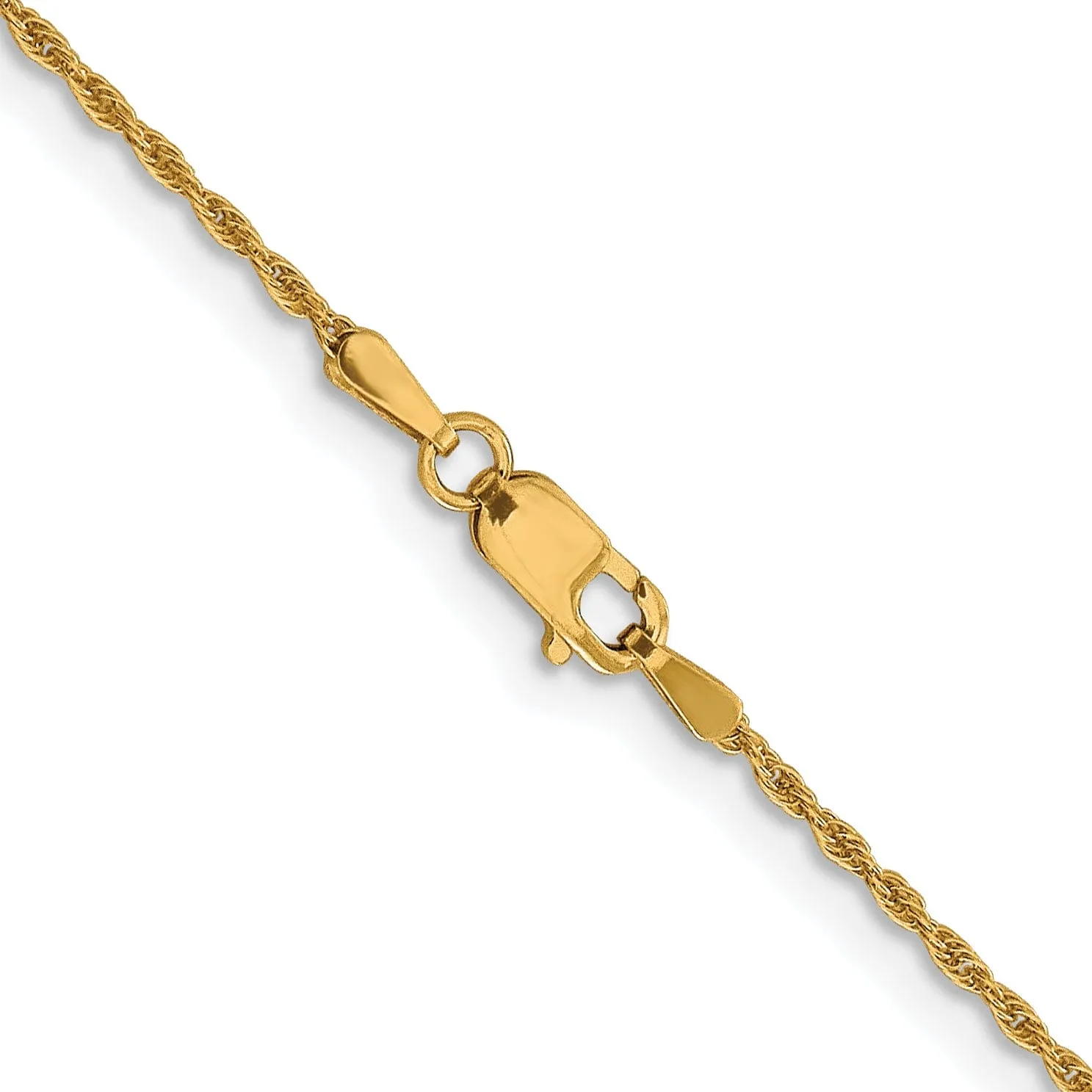 Leslie 10k Yellow Gold 1.2 mm  Loose Rope Chain