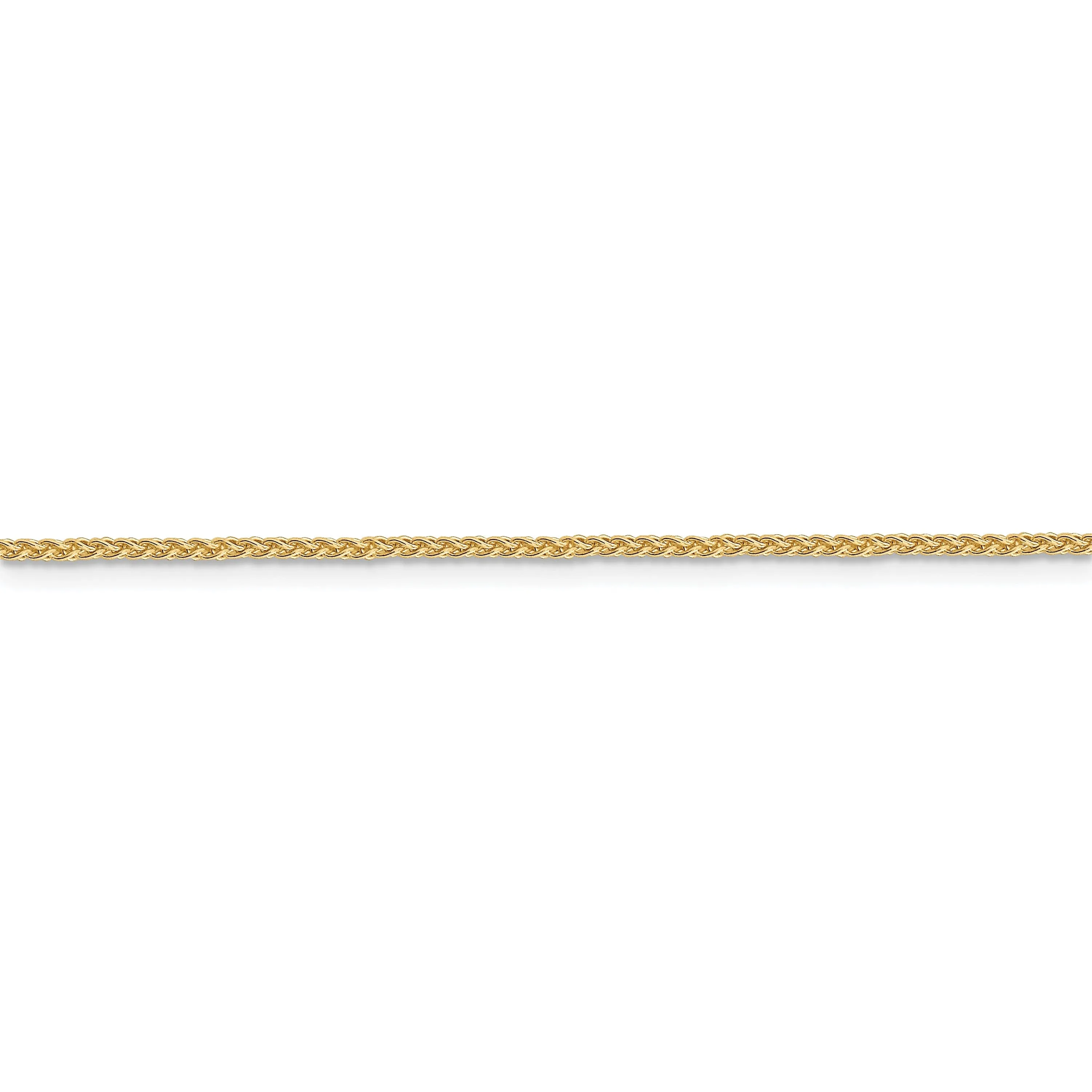 Leslie 10k Yellow Gold 1.5mm Spiga Wheat Chain