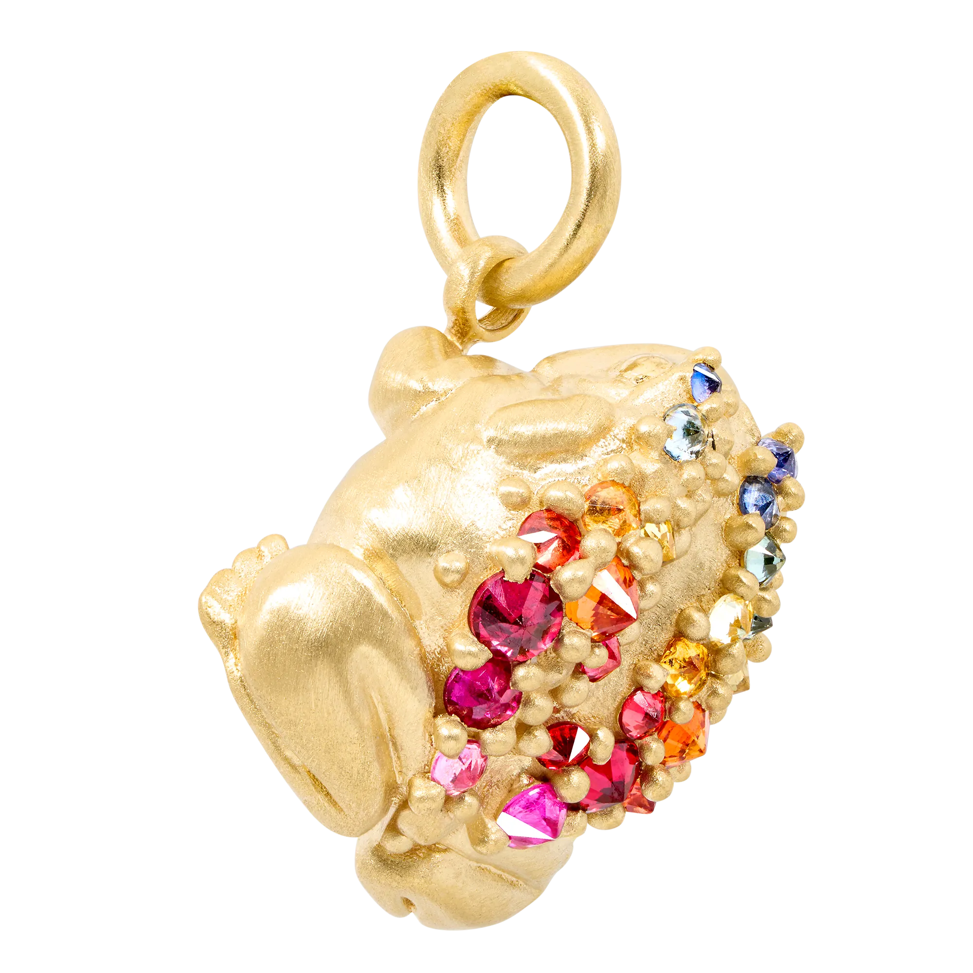 Medium Rainbow Toad Charm - 11758