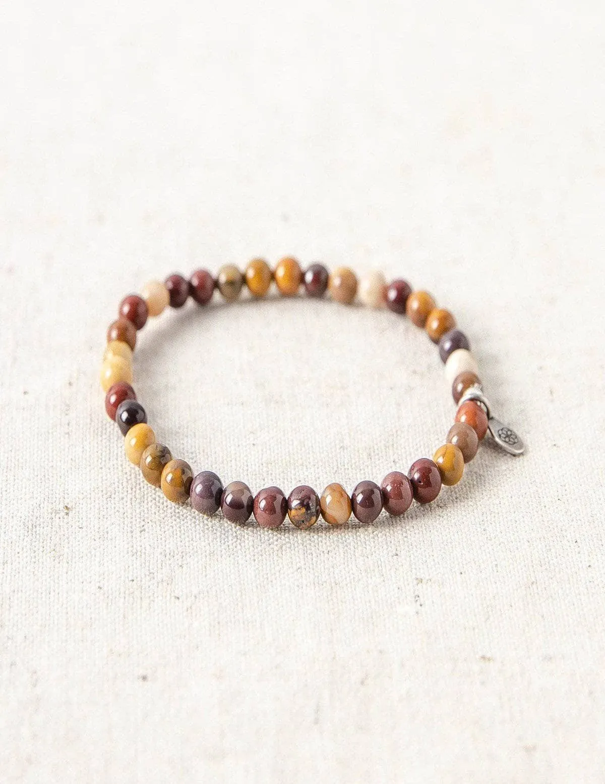 Mookaite Jasper Mini Gemstone Bracelet