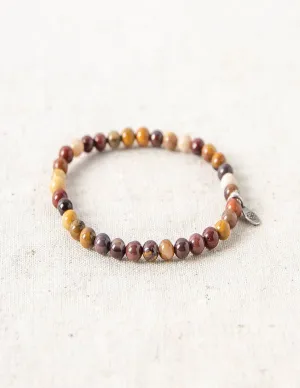 Mookaite Jasper Mini Gemstone Bracelet