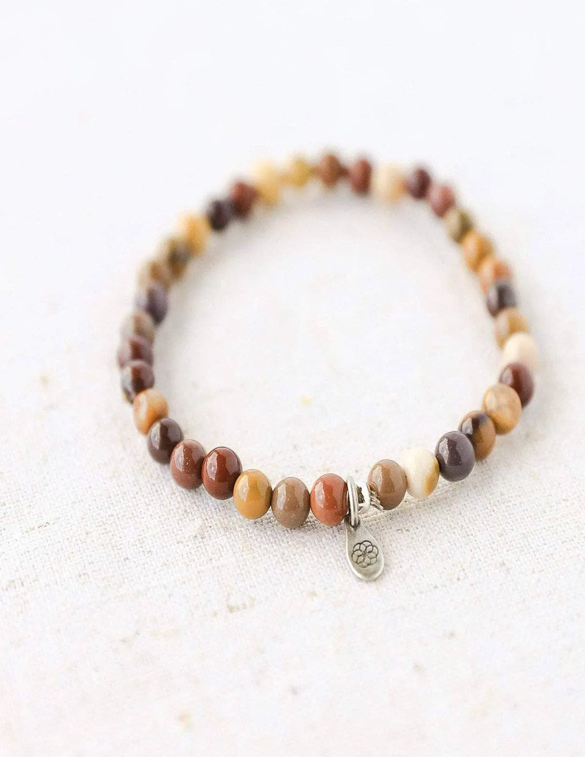 Mookaite Jasper Mini Gemstone Bracelet