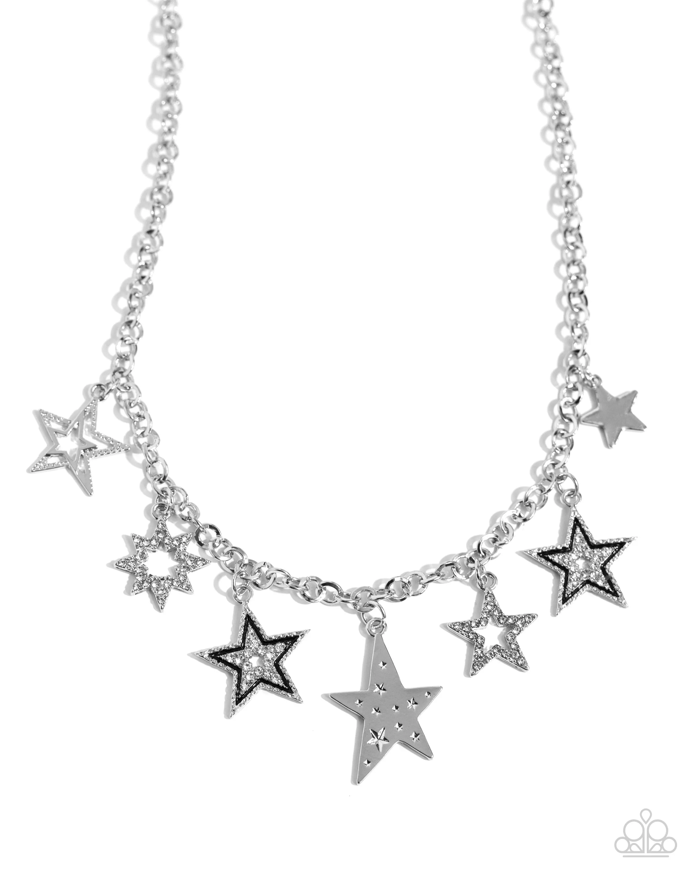 Necklaces Starstruck Sentiment - Black Americana S138