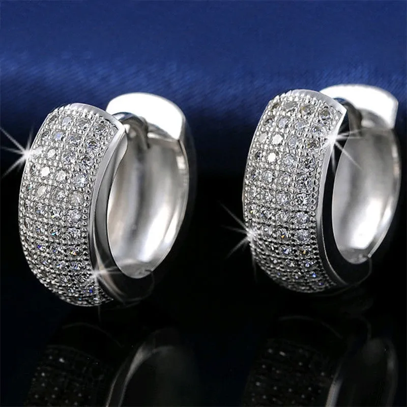 Newest Style Micro Paved AAA Zircon Earrings For Women's Birthday Gift Luxury Woman Earrings