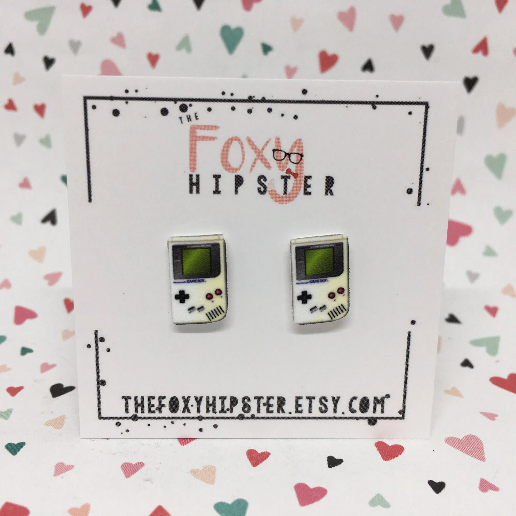 Nintendo Gameboy Stud Earrings