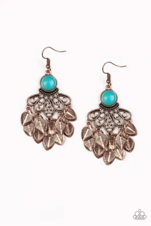 Paparazzi Earring ~ A Bit On The Wildside - Copper