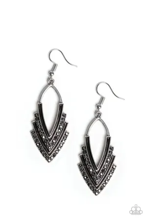 Paparazzi Earring ~ Tour de Force - Silver