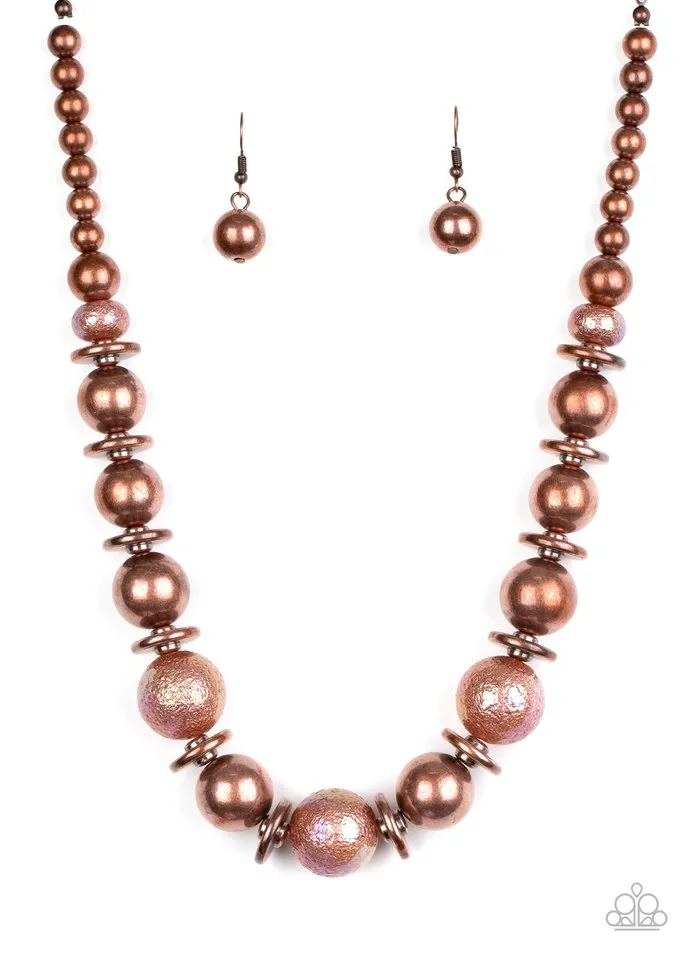 Paparazzi Necklace ~ Twinkle Twinkle, Im The Star - Copper