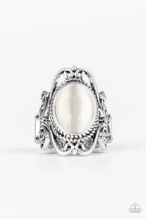 Paparazzi Ring ~ Fairytale Flair - White