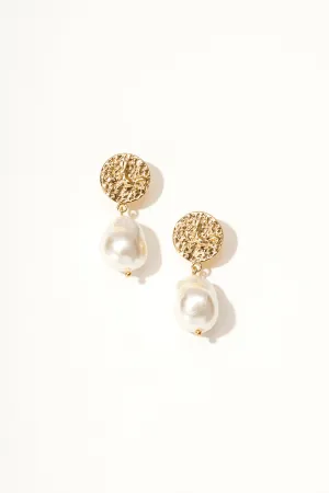 Pearl Radiance 14K Gold Earring