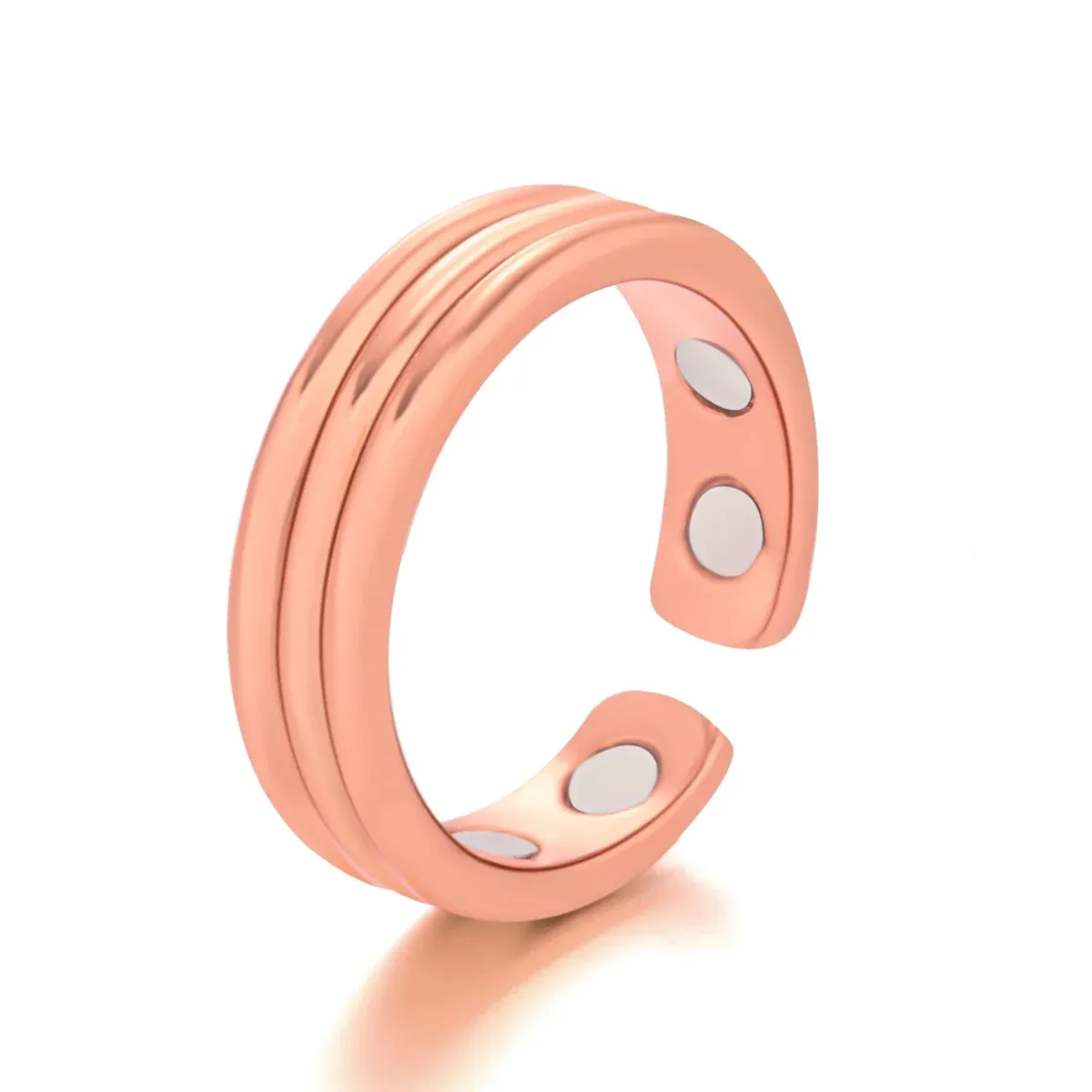 Personality Fashion Open Magnetic Health Rings for Women Men Magnetic Therapy Lose Weight Rings Keep Slim Health Care Jewelry