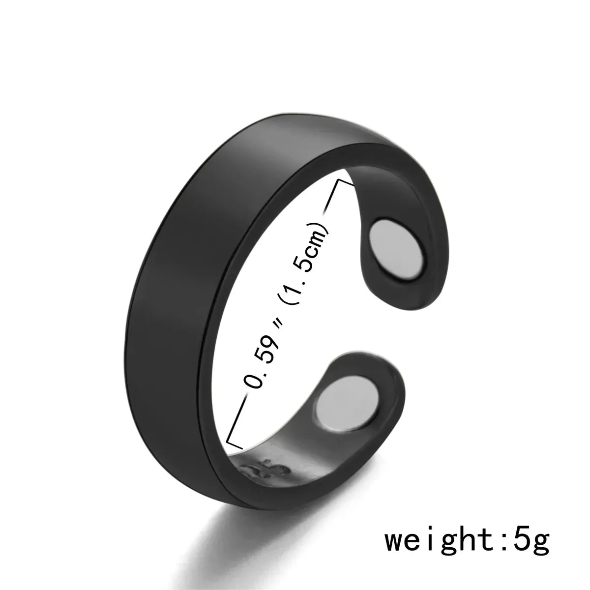 Personality Fashion Open Magnetic Health Rings for Women Men Magnetic Therapy Lose Weight Rings Keep Slim Health Care Jewelry