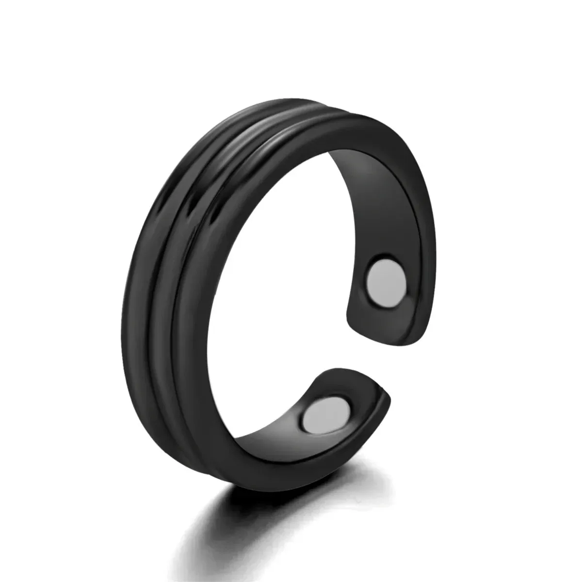 Personality Fashion Open Magnetic Health Rings for Women Men Magnetic Therapy Lose Weight Rings Keep Slim Health Care Jewelry