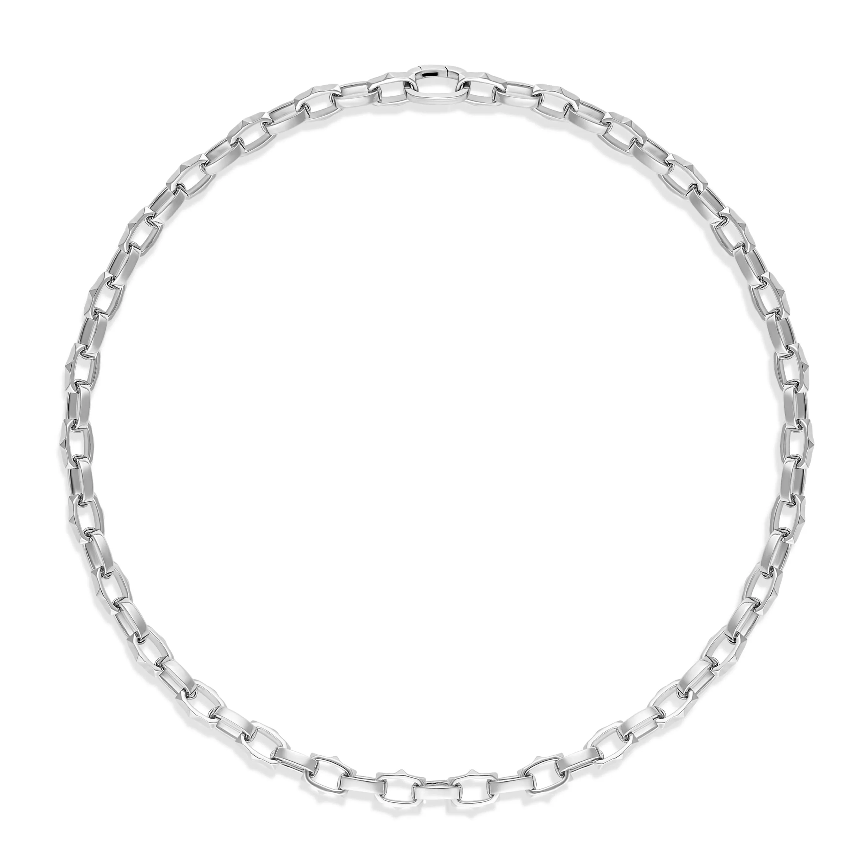 R.08® Chain Necklace | White Gold