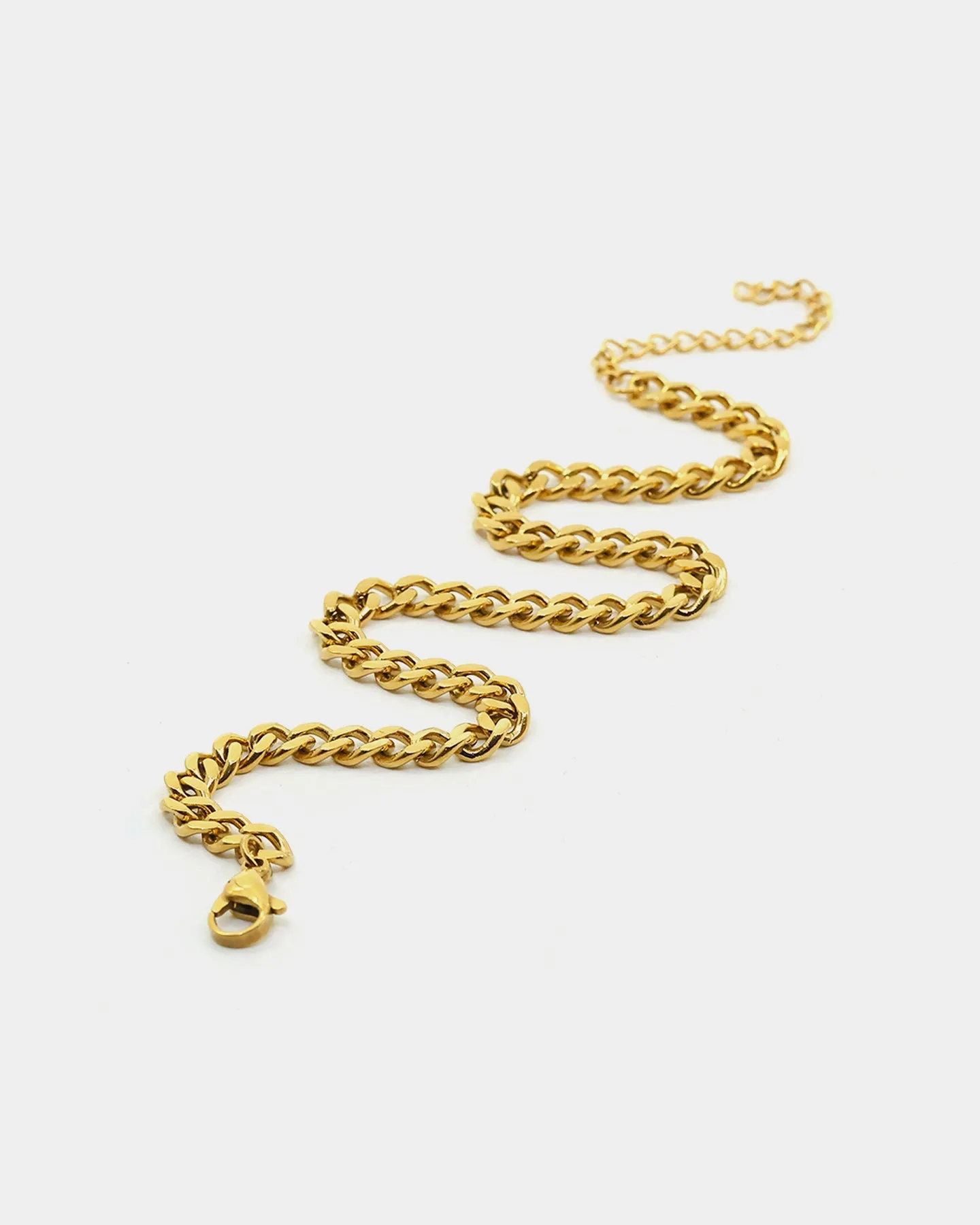 Raising Hell Women's 5mm Cuban Anklet Gold