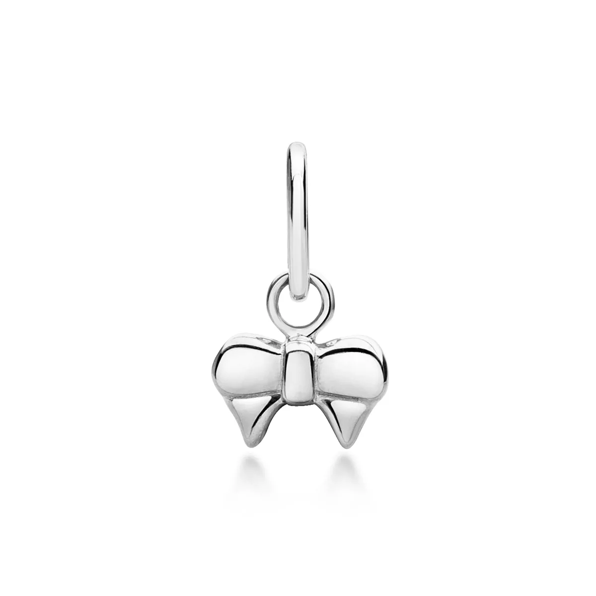 Ribbon Bow Pendant - Sterling Silver