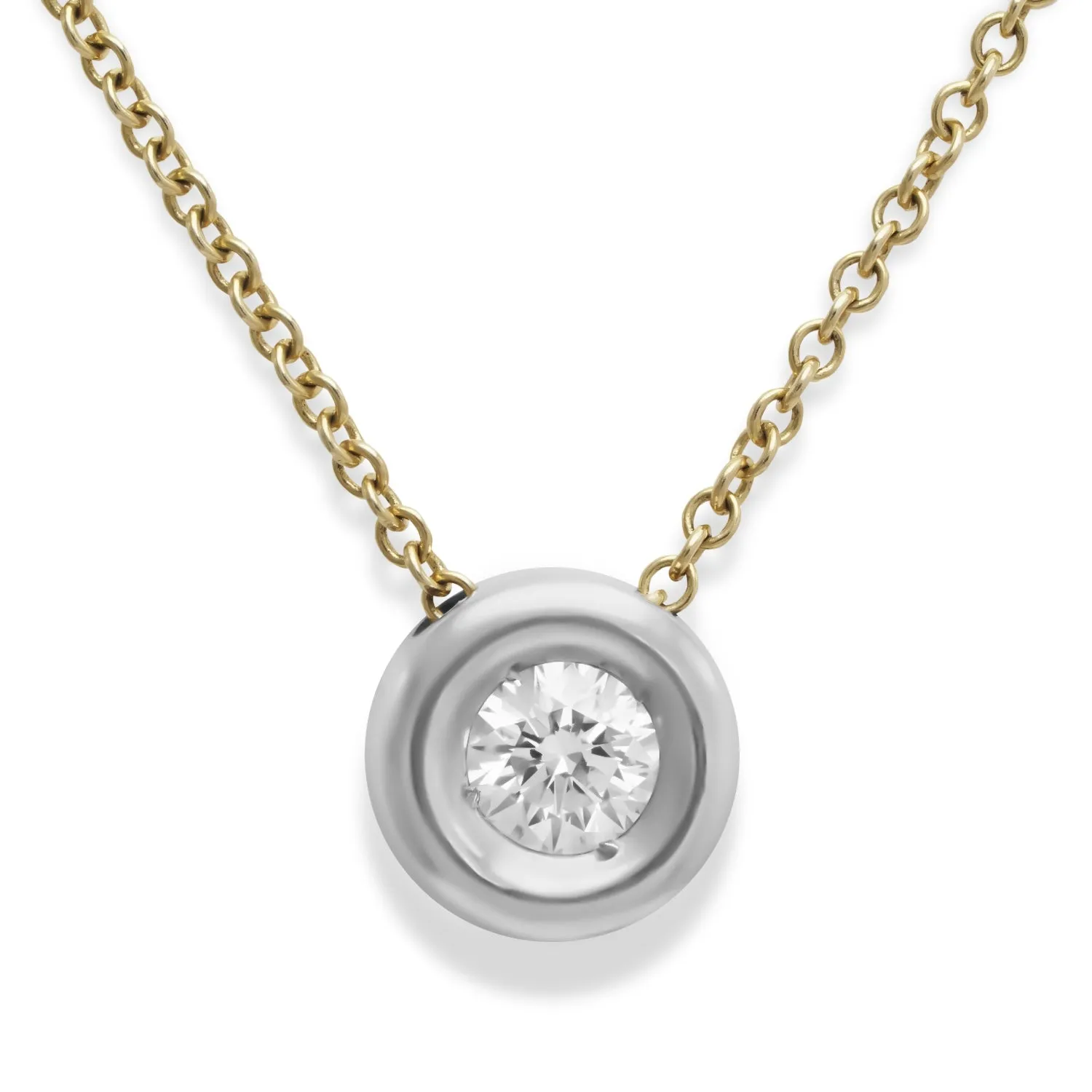 Round Diamond Pendant